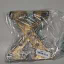 OYCBUZO Golden Black Led Marquee Letter - Industrial, Vintage Style Light Up Alphabet Letter Sign for Cafe Wedding Birthday Party Christmas Lamp Home Bar Initials Decor - X