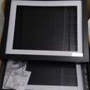 Kids Art Frames 10x12.5 Set of 2 - Front Opening Childrens Picture Frame Changeable, Wood Artwork Display Storage for Wall Mount, Magnetic Door Holds 50 Art Pieces for Drawings, 3D Picture, Crafts, Portfolio, Black