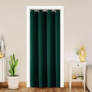 ChrisDowa Blackout Curtains 108 Inches Long for Living Room, Grommet Thermal Insulated Room Darkening Curtains for Bedroom (1 Panel Set, Forest Green, 52W x 108L)