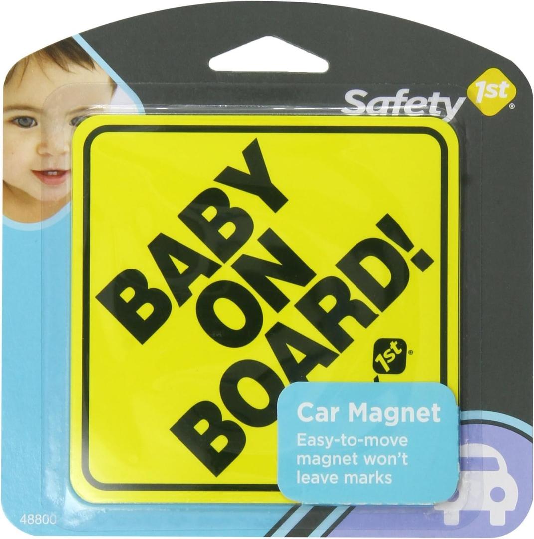 2 x Safety 1st Baby On Board Sign Magnet