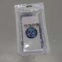 Case for iPhone 16 Case Glitter Bling for Women Girls Sparkle Cover, with Ring Stand Holder Protective Case 6.1 inch (Blue)