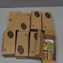 EHOMEWARE 8 Pack Gold Dummy Door Handle, Heavy Duty Single Sided Door Lever, Non Funtional Interior Door Handles for Pull or Push Only