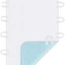 Washable Bed Pad for Incontinence: Waterproof Bed Pads, Reusable Bed Underpads with 10 Handles for Elderly, Positioning Bed Pad for Incontinence Adult,Bedridden,Patient,Hospitals,Hone,34x72 Inch (34x72-1pcs-white)