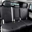 for 2025 2024 Toyota Grand Highlander Seat Covers Only for 8-Seat, for Toyota Grand Highlander Accessories 2025 2024, Black, Full Set