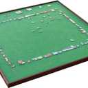 Bits and Pieces Rotating Puzzle Board with Lazy Susan, Portable 1500 Piece Jigsaw Puzzle Table with Fabric Lining, Measures 34" x 34"