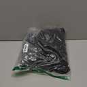 Womens V Neck Long Sleeve Cable Knit Fall Dresses Elegant Babydoll Sweater Dress (Large, Black)