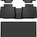 Binmotor-All Weather Car Floor Mats for Mercedes Benz GLE 2020-2026 (No for Coupe/AMG), for GLE350/GLE450, TPE Floor Liners Car Mats for Mercedes Benz GLE Cargo Trunk Mat Accessories