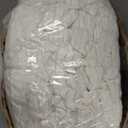 HIGOGOGO Pouf Ottoman Stuffed Round Modern Foam Filled Foot Rest Poufs for Living Room Chair Decorative 26 X 18 Inches Boho Relax Stool for Wedding Christmas Party, Beige