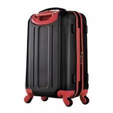 Olympia Apache Expandable Carry On 4 Wheel Spinner Luggage Suitcase - Red, 21 in