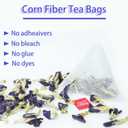 2 x BEI CAI Butterfly Pea Flower Tea - 1.25g x 50 Count - 100% Pure Made With Materials-Corn Fiber Tea Bag,Caffeine-Free, NON-GMO (Butterfly Pea Flower Tea)