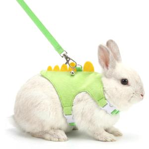 Guinea Pig Harness and Leash Set for Small Pets, Vest Harness with Bell