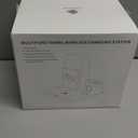 Wireless Charging Station, iPhone 3 in 1 Fast 15W Wireless Charger with Alarm Clock and Night Light, Charging Dock for iPhone 12/13/14/15/16/17 Pro/Pro Max, Samsung, AirPods (Gray)