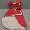 Malier Dog Winter Coat, Windproof Dog Cold Weather Coats with Real Pocket, Winter Extra Warm Pet Coat Fleece Jacket Reflective Clothes for Small Medium Large Dogs and Puppy (Red, XXX-Large)