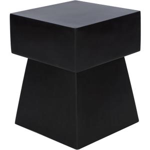 Safavieh Outdoor Zen Black Mushroom Modern Concrete Accent Table