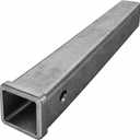 2" x 24" inch Hitch Receiver Tube Weld-On Trailer Combo Raw Steel