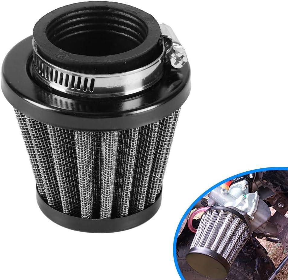 38mm Air Filter for Apollo SSR Moped ATV Go kart Scooter Pit Dirt Bike for VM22 PZ22 PZ26 PZ27 PD18J NC50 Carburetor 50cc 70cc 80cc 90cc 110cc 125cc 150cc 196cc 200cc 212cc Engine Parts Black