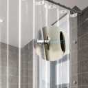 84 Inch Shower Curtain Liner with Magnets & Side Magnetic Clips Kit for Leak Guard, Heavy Duty 72 x 84 Extra Long Shower Liner Clear, 72x84