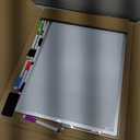 Desktop Whiteboard with Stand, 16" x 12" Double-Sided Dry Erase Board with Stand, Portable Stand White Board for Office, Home, School