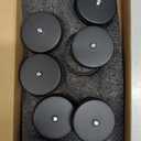Smtyle Black Outdoor Chandelier for Gazebo Set of 6 Tealight Candle Metal Wall Sconce for Hanging Decoration