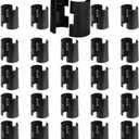 Wire Shelf Clips, Wire Shelving Shelf Lock Clips 25 Pairs 50 Pieces for 3/4" Post,Shelving Sleeves, Fits with Thunder Group, Alera, Honey Can Do, Eagle, Regency, Metro