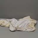 White and Beige Arch Backdrop Cover for Wedding, 7.2FT 6FT Set of 2 Stretchy Spandex Fitted Arch Stand Cover for Baby Shower, Birthday Party Decor, Chiara Backdrop Cover with Double-Sided Design