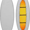 2 Pack 420D Kayak Cover Waterproof Kayak Cover for Outdoor Storage Dustproof Canoe Storage UV Protection Boat Sunblock Shield for Canoe Protector Indoor & Outdoor(11-13.5ft)