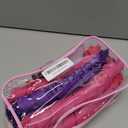 40pcs Heatless Spiral Hair Rollers with Styling Hooks, 22inch/55cm, No Heat Damage, DIY Kit for Long & Medium Hair (Purple&Red)