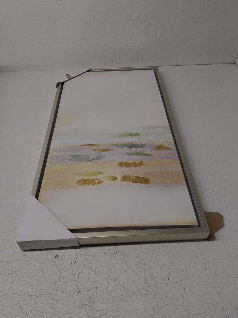 Painting Floater Framed Canvas Art Print Wall Art 19"Wx36"T