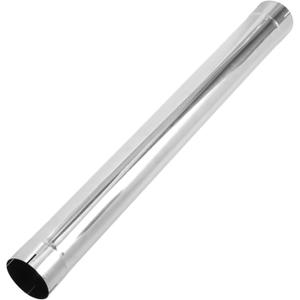 Motoforti 76mm 3" OD Stainless Steel Straight Mandrel Pipe Tube 30" Length Car Tubing Piping with Double Cutted and Expand-on Ends Surface Polishing Silver Tone