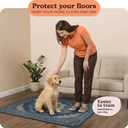 Super Absorbent Washable Pee Pads for Dogs (2-Pack) Reusable Puppy Training Pads, 100% Waterproof & Leakproof Dog Pee Pads with Non-Slip Backing Durable, Quick-Dry Pet Pads for Crates & Floors