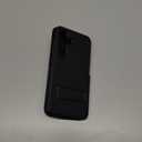 Designed for Samsung Galaxy S25 Case with Belt Clip Holster - Compatible with MagSafe Magnetic Heavy Duty Phone Cover with Kickstand - Black