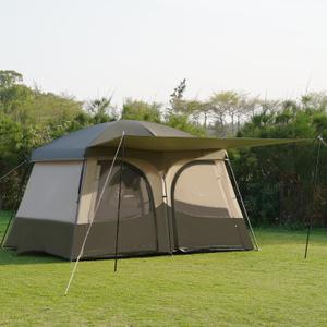 Vidalido Tents6-8 Person Camping Tent with Extended Vestibule2 Room Weather Resistant Family TentsEasy Install Waterproof Outdoor Tent for Backpacking and Camping Hiking