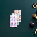 Didiseaon 11 Sheets Waterproof Rainbow Gradient Glitter Toenail Stickers Full Nail Wraps for Summer Pool and Beach for Nail Art Decor