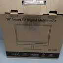 14 inch Small Smart TV Built-in APP, HD Flat Screen Smart TV for Home, Kitchen, RV Camper