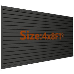 Slat Wall Paneling 4ft x 8ft, Slatwall Panel PVC Garage Storage System