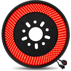 Spare Tire Brake Light, 3rd Third Brake Light Plug & Play, 405PCS LED Rear Wheel Light Super Bright Tail Light Red Ring Brake Light for 2007-2018 Jeep Wrangler JK JKU Accessories (For Jeep Wrangler JK JKU)