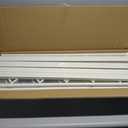 Twin Size Bed Frame with Headboard,White Metal Platform Bed Frame Twin Size with Charging Station & LED Lights,12-Inch Under Bed Storage,No Box Spring Needed,Noise Free,Easy to Assemble