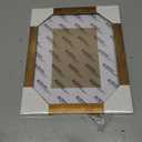 8x10 Photo Frame Gallery Picture frame with 5x7 mat,Freestanding and Wall Mountable,Gold