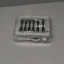 Charging Station for Multiple Devices, 6 Ports Multi Devices USB Charger Fast Cell Phone Charging Station for iPhone iPad Tablet (Silver, 6 Mixed Cables Included)