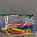 Melissa & Doug Take-Along Tool Kit Wooden Construction Toy (24 pcs)