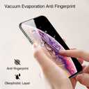 PERFECTSIGHT Anti Blue Light Tempered Glass Screen Protector Compatible with iPhone 11, iPhone XR 6.1 inch, Blue light Blocker, HD Clear Eye Protection, Easy Installation with Alignment Frame (1 Pack)