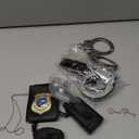 IVENRXIU Police Toys, Police Pretend Play Toys for Kids Boys and Girls, Role Play Set with Police Accessories, Handcuffs, Warning Light, Police Badge, Birthday Halloween Christmas Gifts