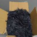 Bean Bag Cover (No Filler), Faux Fur Beanbag Chairs Covers Only, Stuffed Animal Storage Bean Bag, Giant Washable Beanbag Cover Without Filling, 7FT, Dark Grey