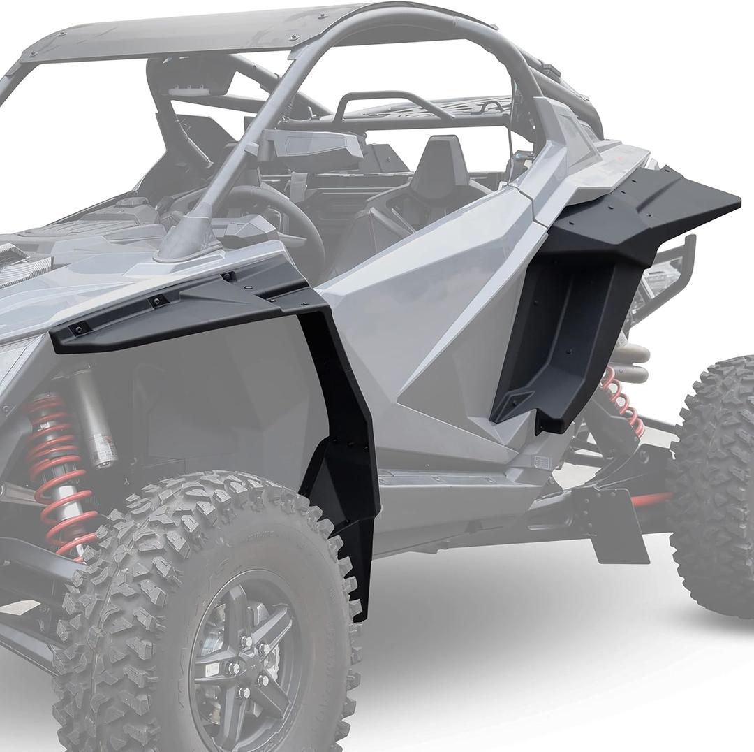 SAUTVS XXL Fender Flares for Polaris RZR PRO XP/PRO R/RZR Turbo R 2020-2024 Accessories, Front & Rear Full Coverage Fender Flares Mud Flaps Mud Guards (Replace #2884685)