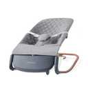 VaVaSoo 2-in-1 Auto Baby Rocker & Toddler Chair (up to 40 lbs), Dual Powered (Type-C or Battery), Motion Sensing Electric Rocking Adjustable Support Bar for Stationary Seat, Music & Timer