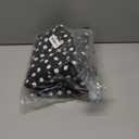 Fit & Fresh Large Beach Bag for Women - Extra Large Travel Tote With Pockets, B&W Dot