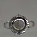 Stainless Steel Empanada Ravioli Maker Press, AUAM Dumpling Pierogi Mold - Wonton Mould, Easy-tool for Dumpling Wrapper Dough Stamp Cutter Pastry Pie Making (Extra Large 6 inch) (Gray)