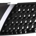 TYG Front Grille Fit for 2004-2005 Nissan Sentra Base/S Model, OE Style Replacement Non-Active Exterior Grille, Replaces 62070-6Z500 NI1200214