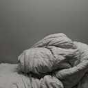 MUXHOMO 7 Pieces King Comforter Set, Seersucker Bed in a Bag King Size, All Season Luxury Bedding Set with Comforter, Flat Sheet, Fitted Sheet, Pillowcases & Shams, Light Grey (King (104"x90"))