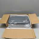 Freshware Meal Prep Containers [50 Pack] 1 Compartment with Lids, Food Storage Containers, Bento Box, BPA Free, Stackable, Microwave/Dishwasher/Freezer Safe (28 oz)